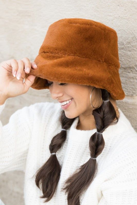 Plush Bucket Hat us.meeeshop - 