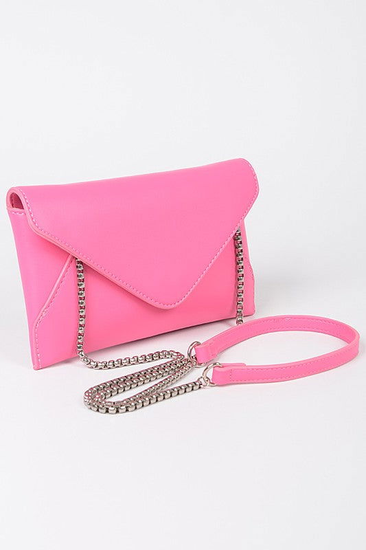 Pop Color Classic Envelope Clutch Bag us.meeeshop - 