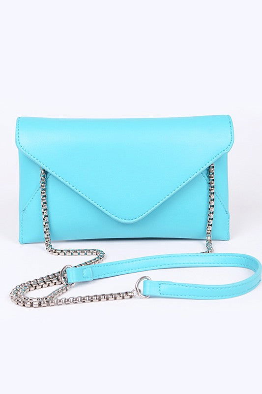 Pop Color Classic Envelope Clutch Bag us.meeeshop - 