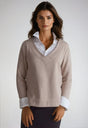Power Vee 'sweater' Sweatshirt - Camel