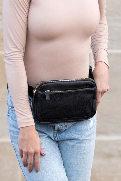 Presly Vegan Leather Everywhere Sling Belt Bag us.meeeshop - 