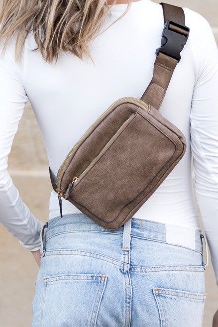 Presly Vegan Leather Everywhere Sling Belt Bag us.meeeshop - 