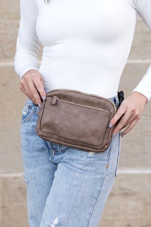 Presly Vegan Leather Everywhere Sling Belt Bag us.meeeshop - 