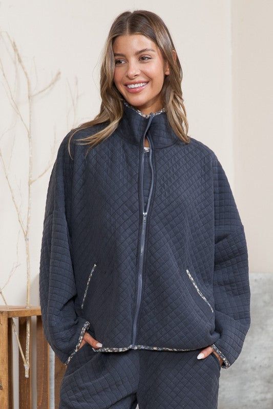 Quilt Jacket with Pockets us.meeeshop - 