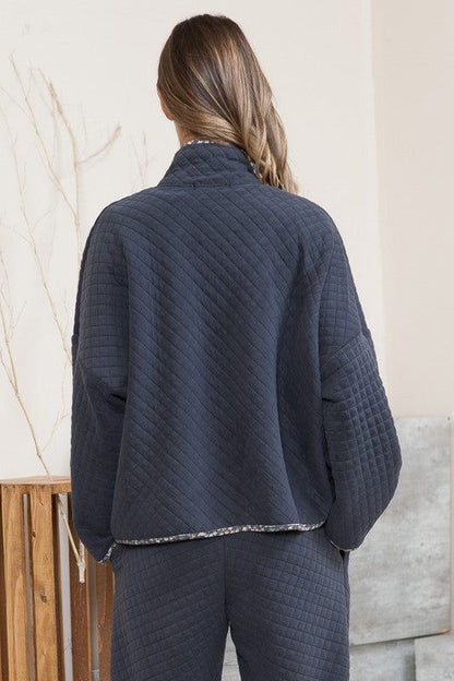 Women's Quilt Jacket with Pockets - us.meeeshop