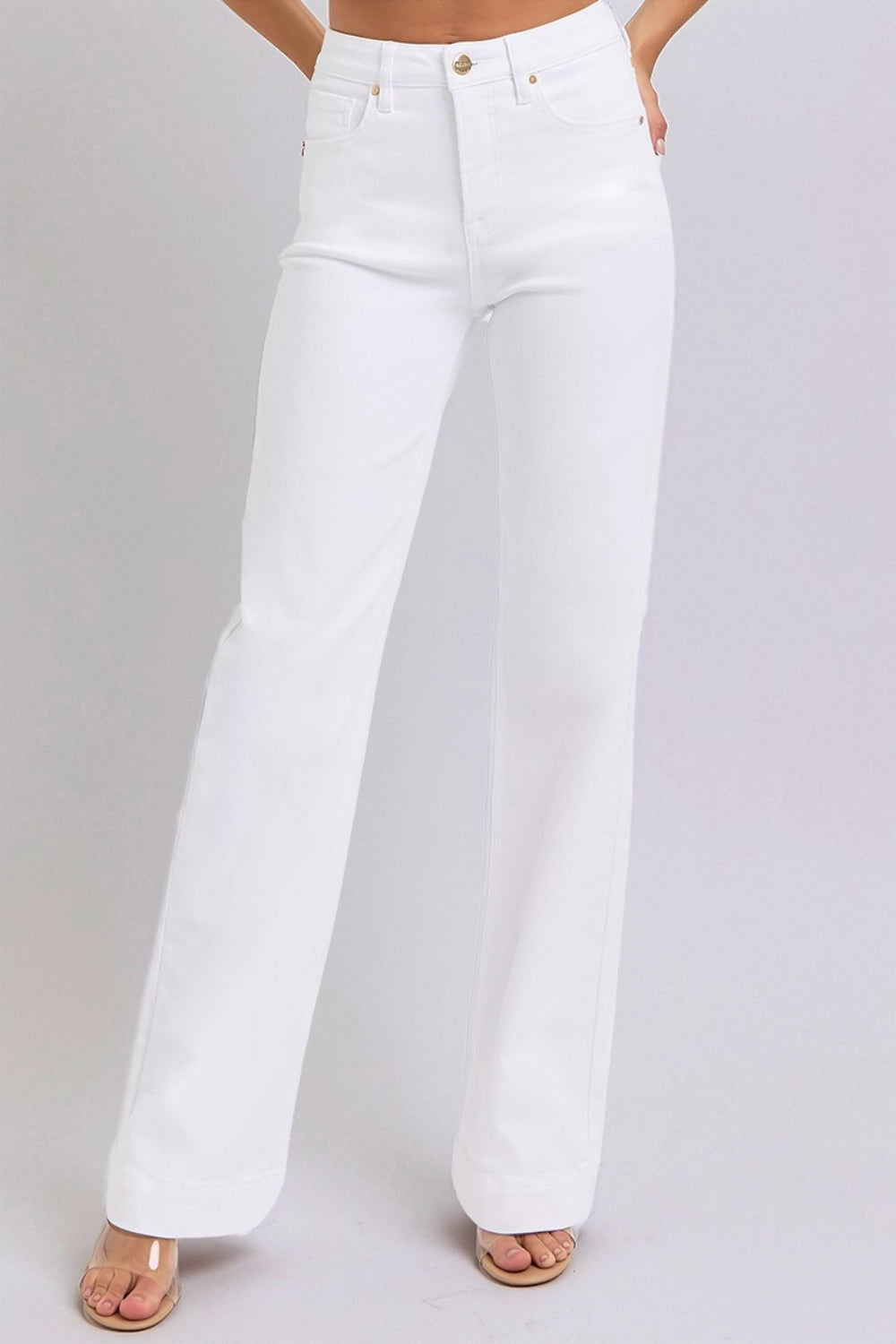 RISEN Full Size High Waist Straight Jeans us.meeeshop - 