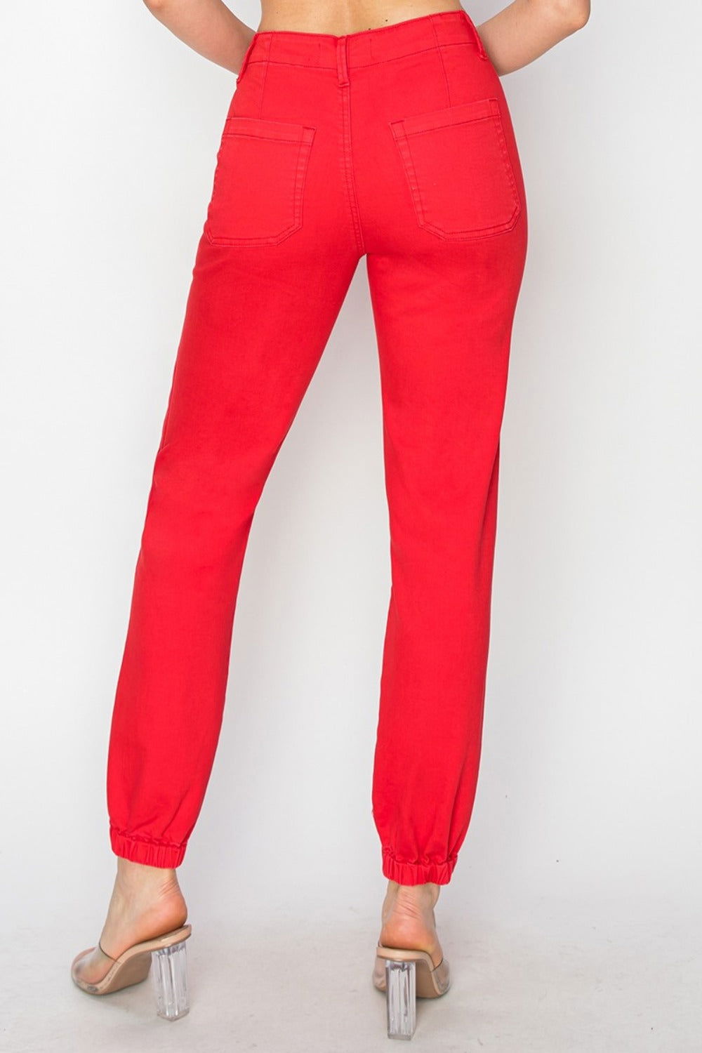 RISEN Full Size High Waisted Jogger Jeans us.meeeshop - 