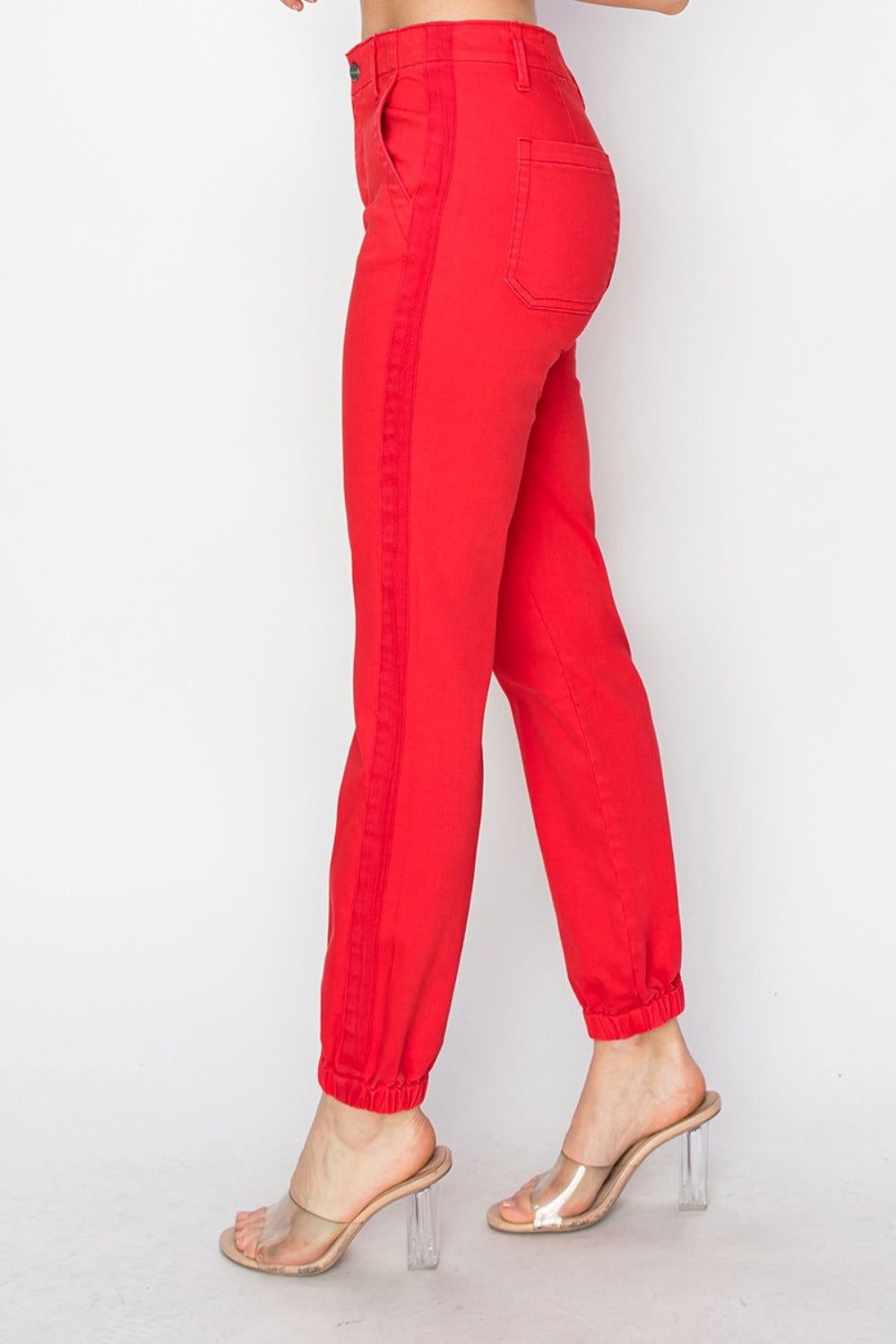 RISEN Full Size High Waisted Jogger Jeans us.meeeshop - 