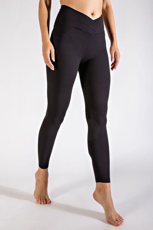 Rae Mode V Waist Full Length Leggings us.meeeshop - Activewear