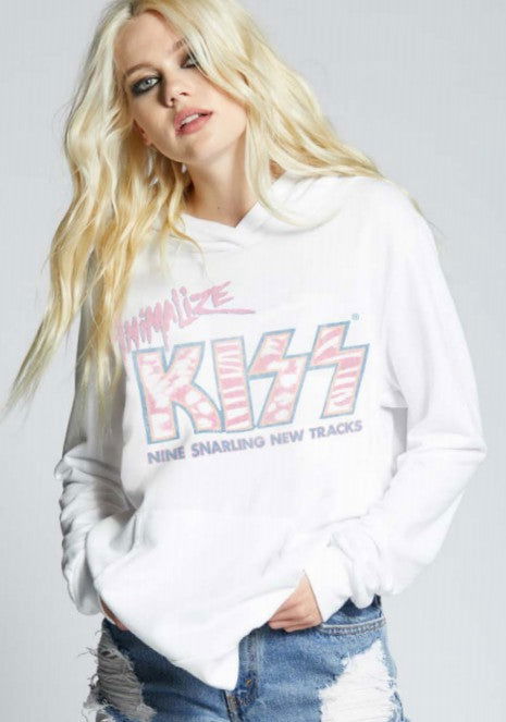 Recycled Karma 1230 Kiss Animalize Ls Hoodie us.meeeshop - Shirts & Tops