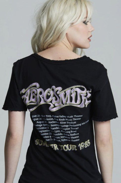 Recycled Karma Aerosmith Summer 1985 Tour Tee us.meeeshop - 