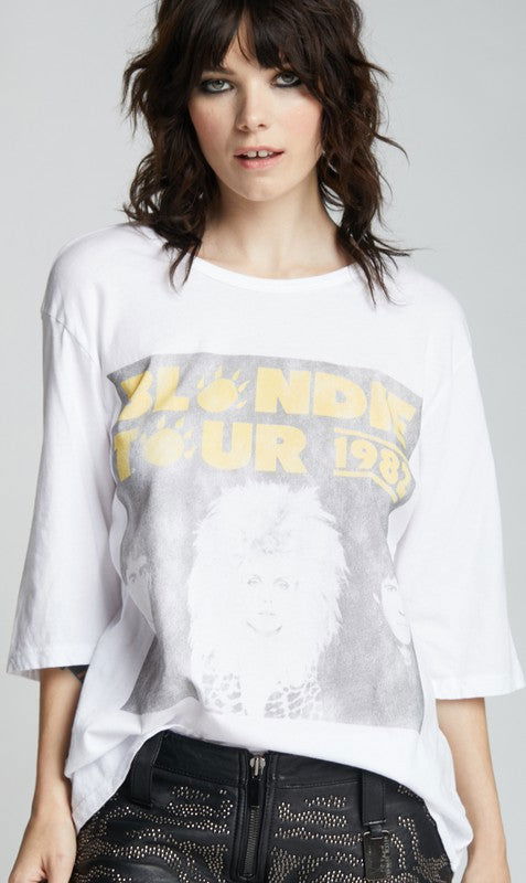 Recycled Karma Blondie '82 Tour Tee us.meeeshop - Shirts & Tops