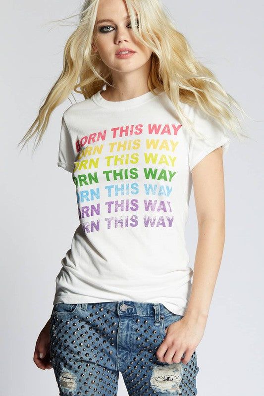 Recycled Karma Born This Way Graphic Tee us.meeeshop - 