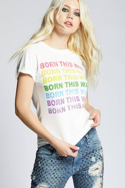 Recycled Karma Born This Way Graphic Tee us.meeeshop - 