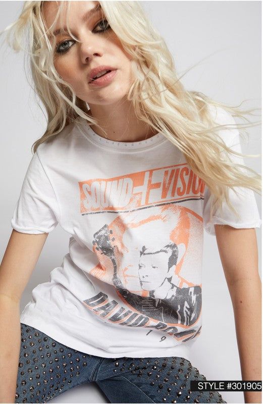 Recycled Karma David Bowie Sound + Vision Tour Tee us.meeeshop - Shirts & Tops