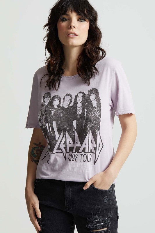 Recycled Karma Def Leppard 1992 Tour Tee us.meeeshop - Shirts & Tops