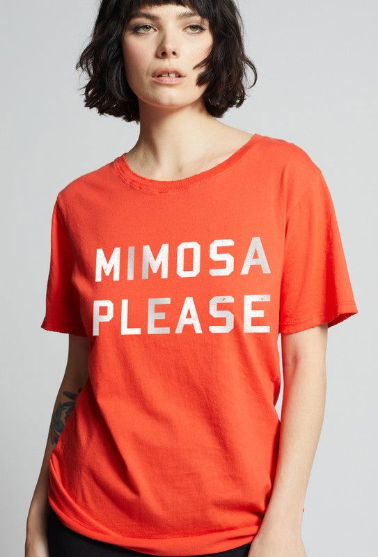 Recycled Karma Mimosa Please Boyfriend Tee us.meeeshop - 