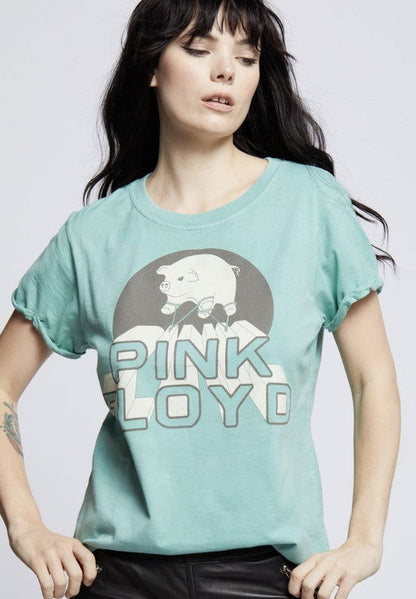 Recycled Karma Pink Floyd Big Pig Tee us.meeeshop - Shirts & Tops