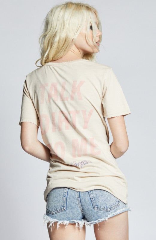 Recycled Karma Poison Talk Dirty to Me Boyfriend Tee us.meeeshop - 