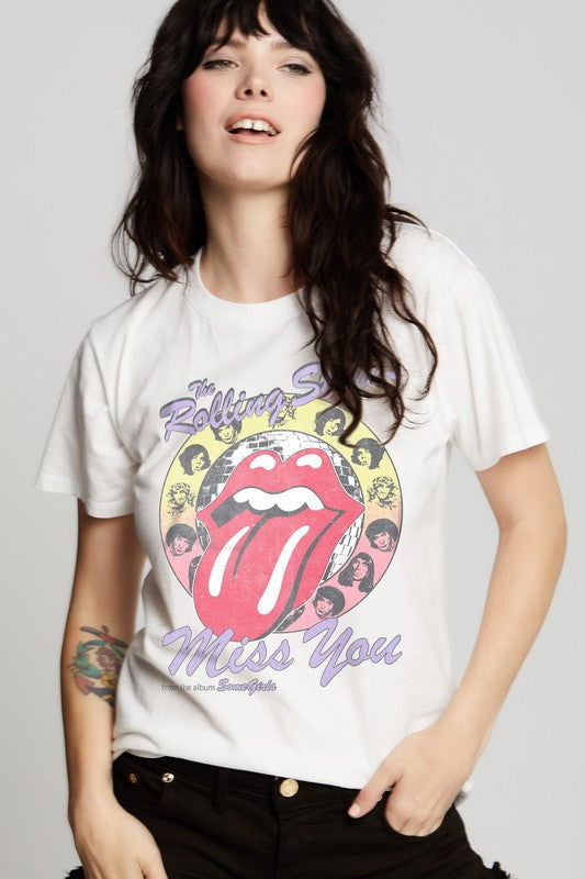 Recycled Karma The Rolling Stones Miss You Unisex Tee us.meeeshop - 