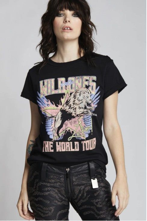 Recycled Karma The Wild Ones Tour Tee us.meeeshop - Shirts & Tops