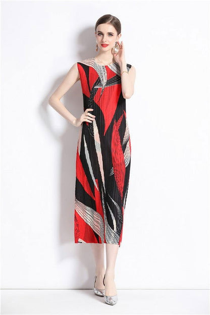 Red Sexy Fashion Maxi Dress us.meeeshop - 