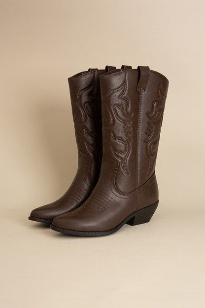 Rerun Western Boots - us.meeeshop