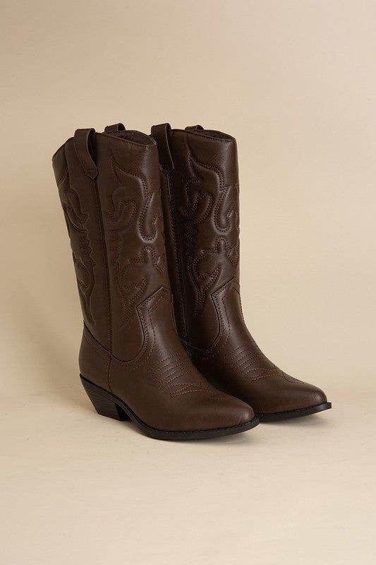 Rerun Western Boots - us.meeeshop