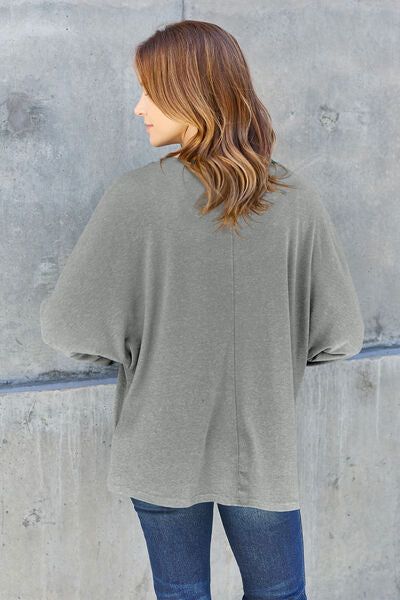 Women's Round Neck Long Sleeve T-Shirt - us.meeeshop