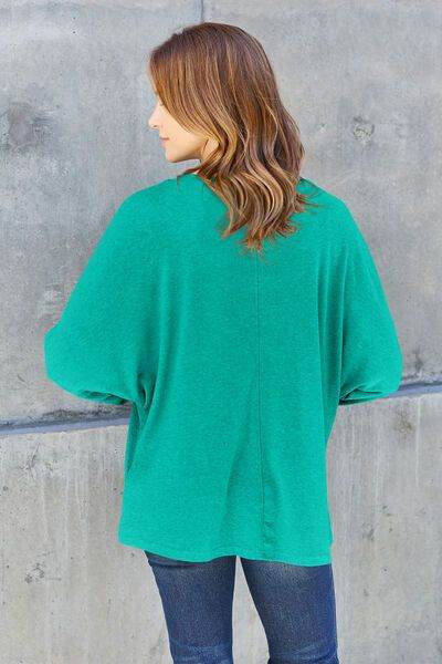 Round Neck Long Sleeve T-Shirt - us.meeeshop