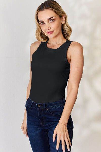 Round Neck Slim Tank - us.meeeshop