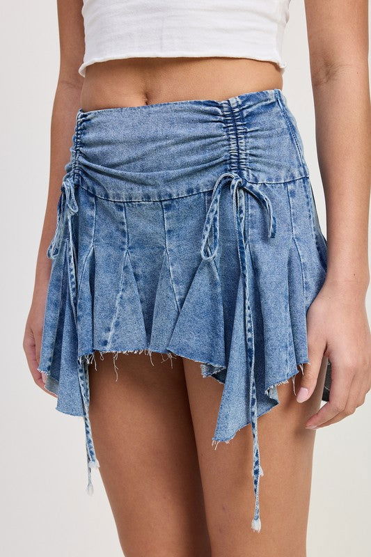 Ruffle Mini Skirt us.meeeshop - 