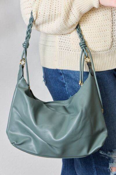 SHOMICO Braided Strap Shoulder Bag - us.meeeshop