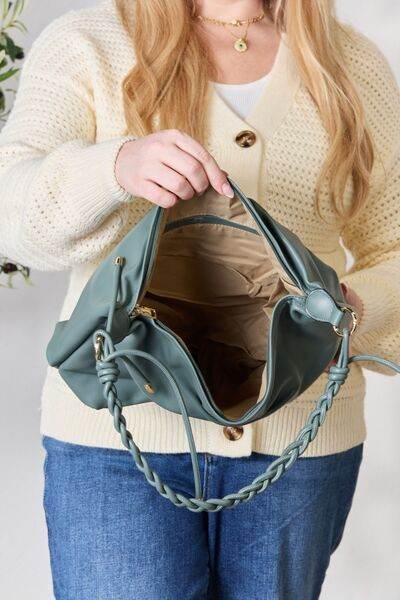 SHOMICO Braided Strap Shoulder Bag - us.meeeshop