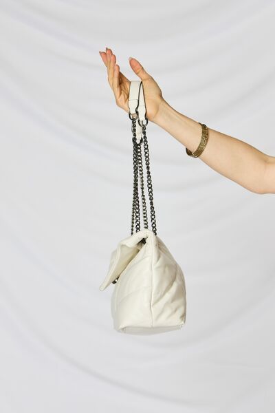 SHOMICO PU Leather Chain Handbag - us.meeeshop