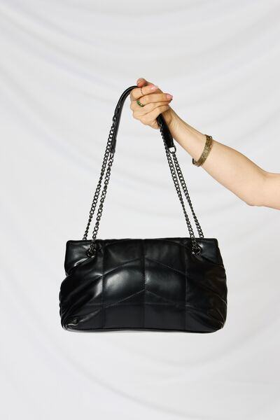 SHOMICO PU Leather Chain Handbag - us.meeeshop