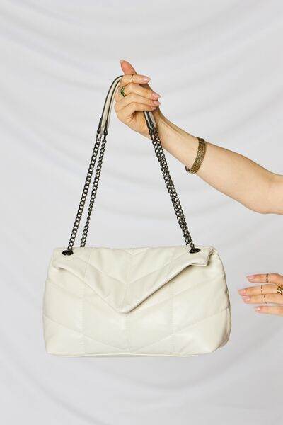 SHOMICO PU Leather Chain Handbag - us.meeeshop