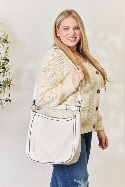 Women's SHOMICO Weaved Vegan Leather Handbag - us.meeeshop