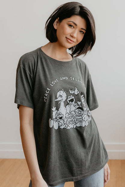 Sesame Street Peace and Love Tee
