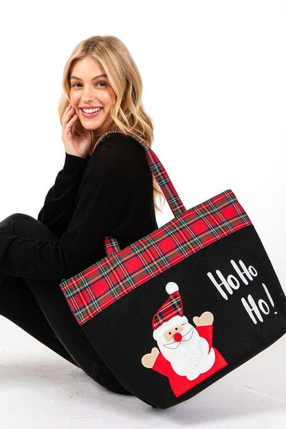 Santa Claus Christmas Oversized Tote Bag us.meeeshop - 