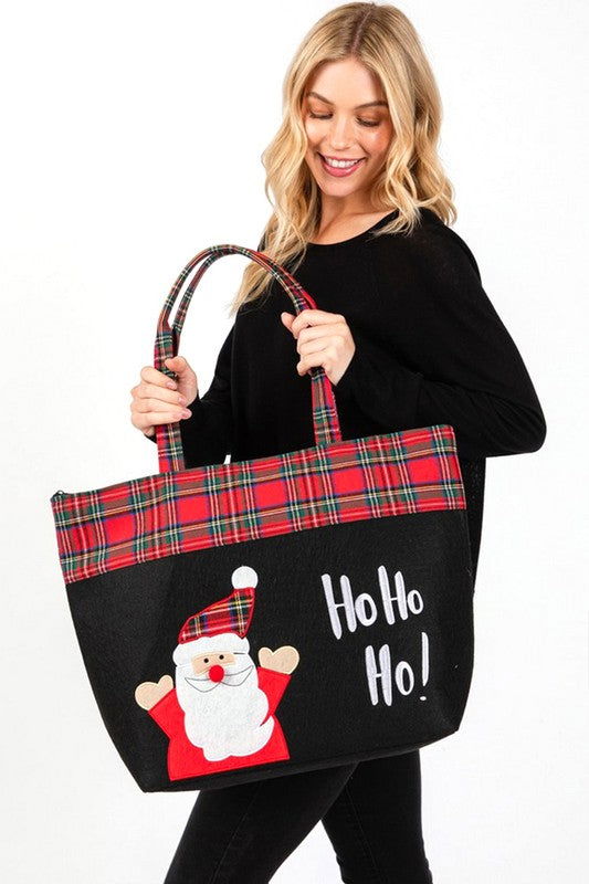 Santa Claus Christmas Oversized Tote Bag us.meeeshop - Handbags