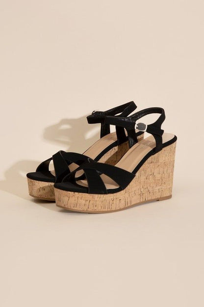 Sedona-1 Wedge Heel Sandals us.meeeshop - Shoes