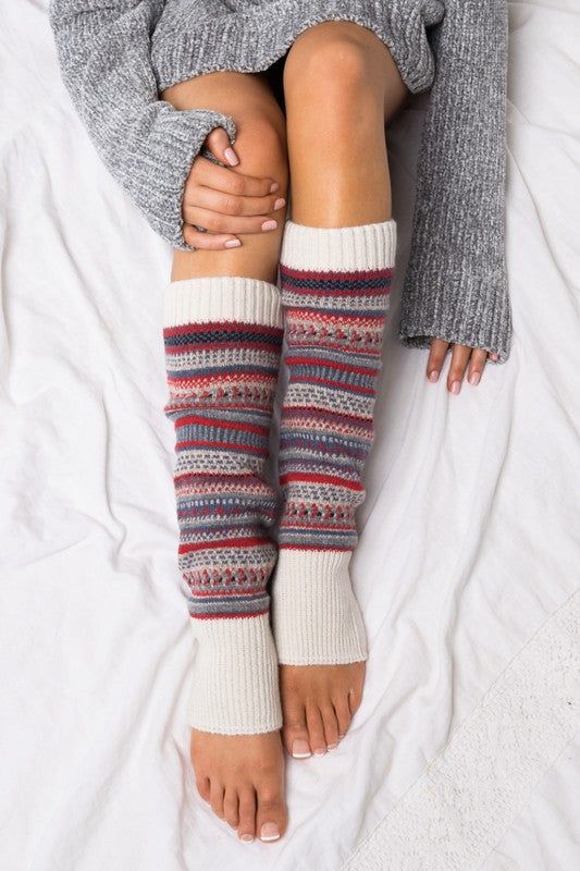 Short Fairisle Legwarmer us.meeeshop - Leg Warmers