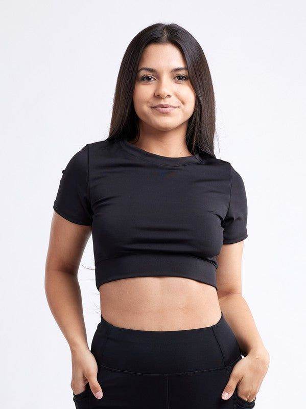 Short-Sleeve Crop Top - us.meeeshop