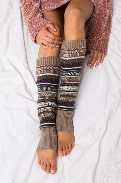 Short Fairisle Legwarmer - us.meeeshop