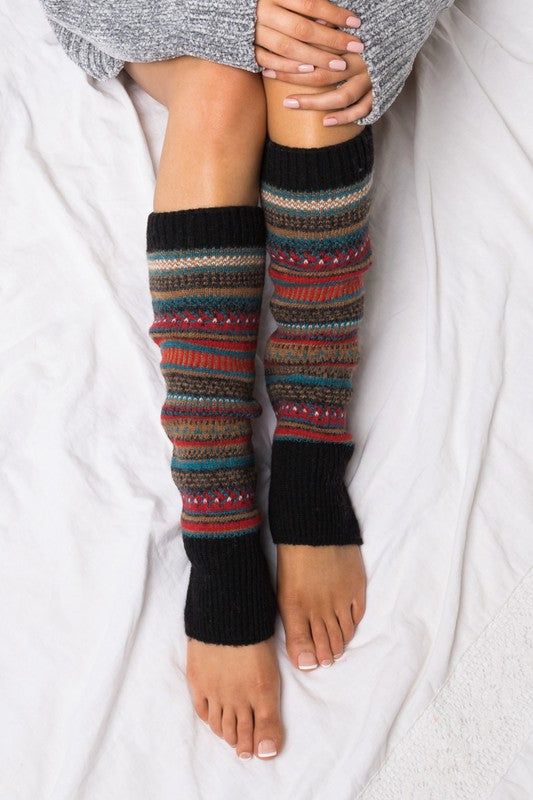 Short Fairisle Legwarmer - us.meeeshop