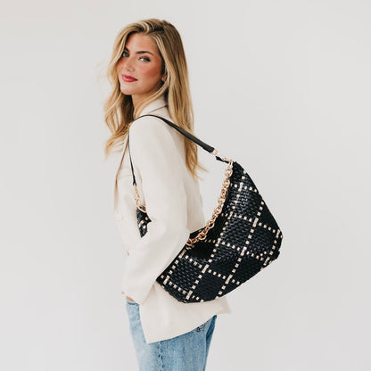 Sienna Slouchy Woven Shoulder Bag - New Colors!