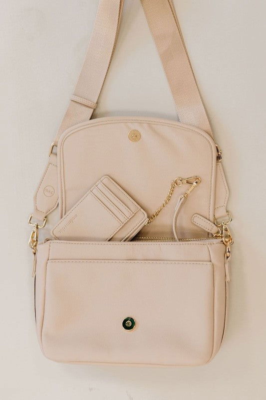 Signature Crossbody Shoulder Bag With Card Wallet us.meeeshop - 