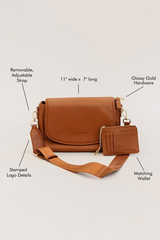 Signature Crossbody Shoulder Bag With Card Wallet us.meeeshop - 