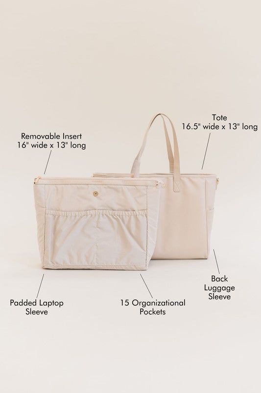 Signature Tote Carry All On Laptop Bag us.meeeshop - 